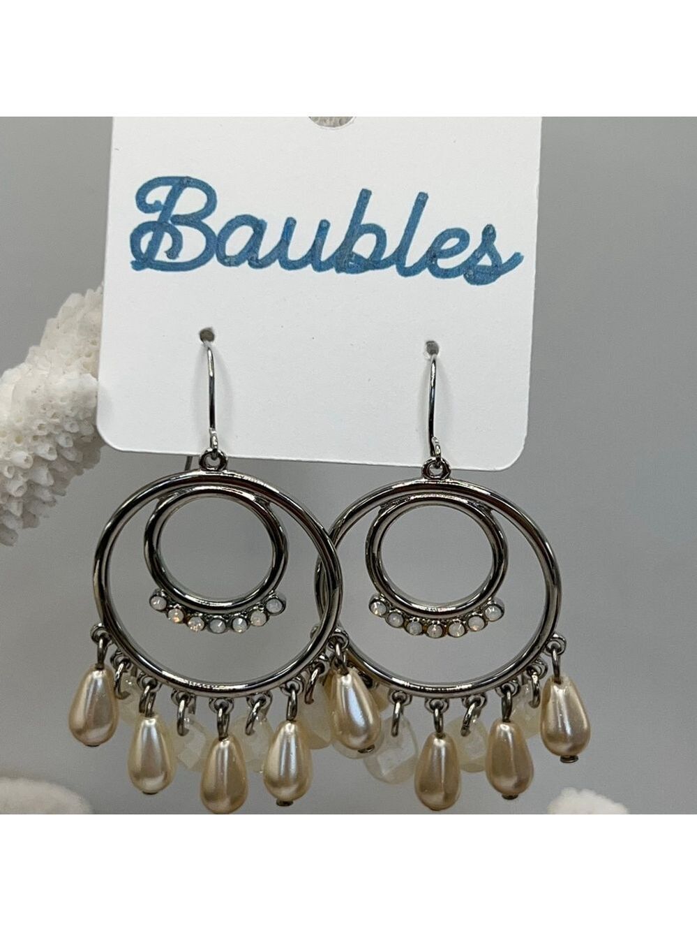 Baubles Austrian Crystal Dangle Chandlier Earrings